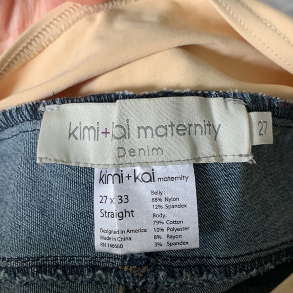 Kim + Kai maternity jeans- size 27 - Picture 5 of 6